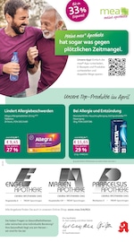 mea - meine apotheke Apotheken Prospekt der aktuellen Woche mit 4 Seiten, gültig von 01.04.2026 bis 30.04.2026, in Aldingen und Umgebung Aktueller mea - meine apotheke Apotheken Prospekt in Aldingen und Umgebung, "Unsere April-Angebote" mit 4 Seiten, 01.04.2026 - 30.04.2026