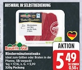 Rinderminutensteaks von Bauern Gut im aktuellen EDEKA Prospekt