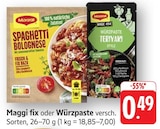 Fix Spaghetti Bolognese im Angebot bei E center in Schwäbisch Gmünd Fix Spaghetti Bolognese Angebote von Maggi bei E center Schwäbisch Gmünd für 0,49 €