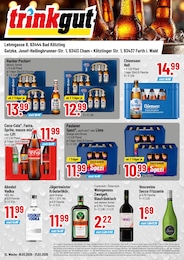 Discounter Prospekt von Trinkgut Willmering Trinkgut Prospekt: "Aktuelle Angebote", 4 Seiten, 16.03.2026 - 21.03.2026