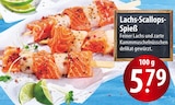 Lachs-Scallops-Spieß bei famila Nordost im Prospekt "" für 5,79 €