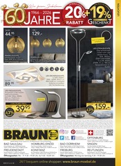 Aktueller BRAUN Möbel-Center Prospekt mit Beleuchtung, "Wir feiern Jubiläum!", Seite 28