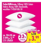 Aktuelles Federfüllkissen Angebot bei SB Möbel Boss in Düsseldorf ab 3,99 €