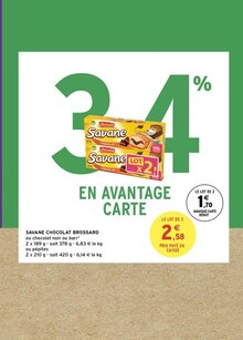 Intermarché Viry-Châtillon - Savane chocolat Promo Savane chocolat dans le catalogue Intermarché "Le mini prospectus" à Viry-Châtillon