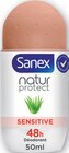 Déodorant Bille Natur Protect Aloe 48H Sensitive - Sanex - Intermarché Hyper à Bordeaux Déodorant Bille Natur Protect Aloe 48H Sensitive - Sanex en promo chez Intermarché Hyper Bordeaux à 0,75 €
