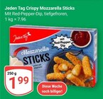 Crispy Mozzarella Sticks im Angebot bei GLOBUS in Siegen Crispy Mozzarella Sticks Angebote von Jeden Tag bei GLOBUS Siegen für 1,99 €