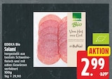 Salami im Angebot bei WEZ in Löhne Salami Angebote von EDEKA Bio bei WEZ Löhne für 2,99 €