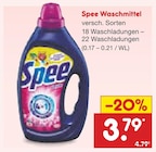 Waschmittel im Angebot bei Netto Marken-Discount in Hückelhoven Waschmittel Angebote von Spee bei Netto Marken-Discount Hückelhoven für 3,79 €