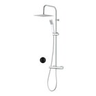 Castorama Coignières - Promo Colonne de douche thermostatique avec douchette + flexible + pommeau, Dint Promo Colonne de douche thermostatique avec douchette + flexible + pommeau, Dint à 89,00 € dans le catalogue Castorama à Coignières