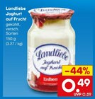 Aktuelles Joghurt auf Frucht Angebot bei Netto Marken-Discount in Wuppertal ab 0,49 €