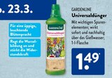 Universaldünger im ALDI SÜD Prospekt Universaldünger von Gardenline im aktuellen ALDI SÜD Prospekt für 1,49 €