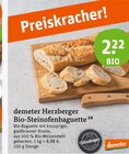 demeter Herzberger Bio-Steinofenbaguette Angebote bei tegut Würzburg für 2,22 €