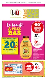 Catalogue Supermarchés Bi1 en cours à Deneuvre et alentours, "La beauté À PRIX BAS", 16 pages, 02/09/2025 - 14/09/2025