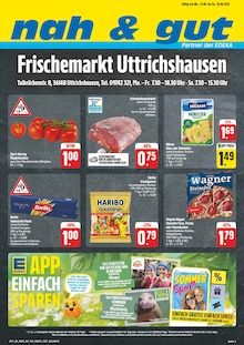 Aktueller nah und gut Prospekt "Wir lieben Lebensmittel!" Seite 1 von 8 Seiten für Kalbach