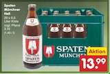 Münchner Hell Angebote von Spaten bei Netto Marken-Discount Baden-Baden für 13,99 €