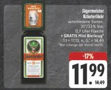 Kräuterlikör im Angebot bei E center in Jena Kräuterlikör Angebote von Jägermeister bei E center Jena für 11,99 €
