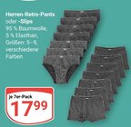 Herren-Retro-Pants oder -Slips im Angebot bei GLOBUS in Leipzig Herren-Retro-Pants oder -Slips Angebote bei GLOBUS Leipzig für 17,99 €