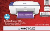 DeskJet Drucker 2821e von hp im aktuellen Metro Prospekt für 47,60 €