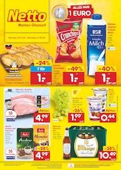 Aktueller Netto Marken-Discount Prospekt mit Bier, "Aktuelle Angebote", Seite 1