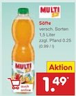 Aktuelles Säfte Angebot bei Netto Marken-Discount in Wuppertal ab 1,49 €