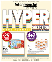 Prospectus Intermarché à Saint-Martial-d'Artenset, "HYPER SÉLECTION GROS FORMATS", 4 pages de promos valables du 23/09/2025 au 28/09/2025