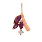 Pendentif en or rose rubis et diamant en promo à 149,00 € chez E.Leclerc Pendentif en or rose rubis et diamant dans le catalogue E.Leclerc