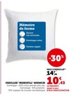 Oreiller "Memofill" 60x60cm - U Maison en promo chez Super U Dunkerque à 10,43 €