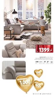 Couch im Polstermöbel Fischer Prospekt "Spektakuläre Neueröffnung" mit 31 Seiten (Nürnberg)