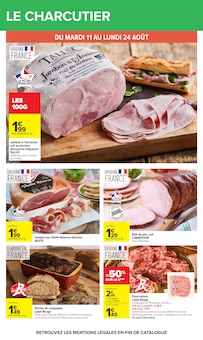 Promotion Filet De Boeuf dans le prospectus Carrefour, valable du 11/08/2026 au 24/08/2026 Promo Filet De Boeuf dans le catalogue Carrefour du moment à la page 18
