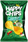 Sour Cream Onion & Chili im Angebot bei REWE in Landshut Sour Cream Onion & Chili Angebote von Happy Chips bei REWE Landshut für 1,59 €