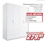 Drehtürenschrank Espresso Angebote bei Möbel AS Homburg für 279,95 €