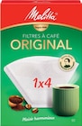 Filtres 1x4/80 blanc - MELITTA en promo chez Intermarché Hyper Filtres 1x4/80 blanc - MELITTA dans le catalogue Intermarché Hyper