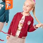 Gilet boutonné col teddy manches longues bordeaux fille à La Halle dans Malincourt Gilet boutonné col teddy manches longues bordeaux fille à La Halle dans Malincourt