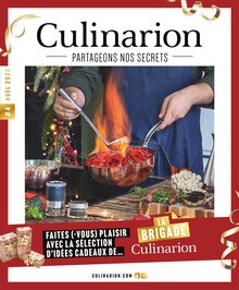 Prospectus Culinarion en cours, "PARTAGEONS NOS SECRETS", page 1 sur 20