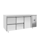 Kühltisch GCC31004D, 179.5 x 70 x 85 cm, 180 L, 4 Schubladen, 1 Tür, silber von METRO PROFESSIONAL im aktuellen METRO Prospekt für 1.285,19 €