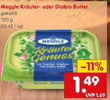 Kräuter- oder Diablo Butter Angebote von Meggle bei Netto Marken-Discount Bottrop für 1,49 €