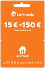 Geschenkkarte im Angebot bei Penny in Salzgitter Geschenkkarte Angebote von Lieferando bei Penny Salzgitter