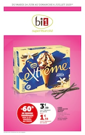 Prospectus Bi1 à Pont-sur-Yonne, "bi1 supermarché", 18 pages de promos valables du 24/06/2025 au 06/07/2025