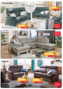 Sofa im Möbel Kraft Prospekt "Frühjahrs-Sparen!" mit 20 Seiten (Leipzig)