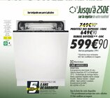 Promo LAVE-VAISSELLE à 599,90 € dans le catalogue Blanc Brun à Mantes-la-Jolie