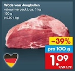 Aktuelle Rindfleisch Angebote bei Netto Marken-Discount in Saarbrücken Aktuelles Wade vom Jungbullen Angebot bei Netto Marken-Discount in Saarbrücken ab 1,09 €