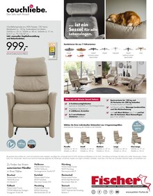 Fernsehsessel im Polstermöbel Fischer Prospekt "COUCHLIEBE" mit 10 Seiten (Regensburg)