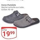 Aktuelle Hausschuhe Angebote bei GLOBUS in Saarbrücken Aktuelles Herren-Pantolette Angebot bei GLOBUS in Saarbrücken ab 19,99 €