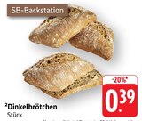 Dinkelbrötchen Angebote bei E center Esslingen für 0,39 €
