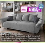 Sofa im Möbel Inhofer Prospekt Sofa im aktuellen Möbel Inhofer Prospekt für 898,00 €