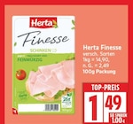 Finesse Schinken von Herta für 1,49 € bei EDEKA im Angebot Finesse Schinken von Herta im aktuellen EDEKA Prospekt