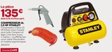 Compresseur 6L 1.5 HP - STAMLEY en promo chez Gedimat Compresseur 6L 1.5 HP - STAMLEY dans le catalogue Gedimat