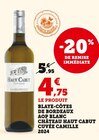 Promo Blaye-Côtes de Bordeaux AOP blanc Cuvée Camille 2024 à 4,75 € dans le catalogue Super U à Messanges