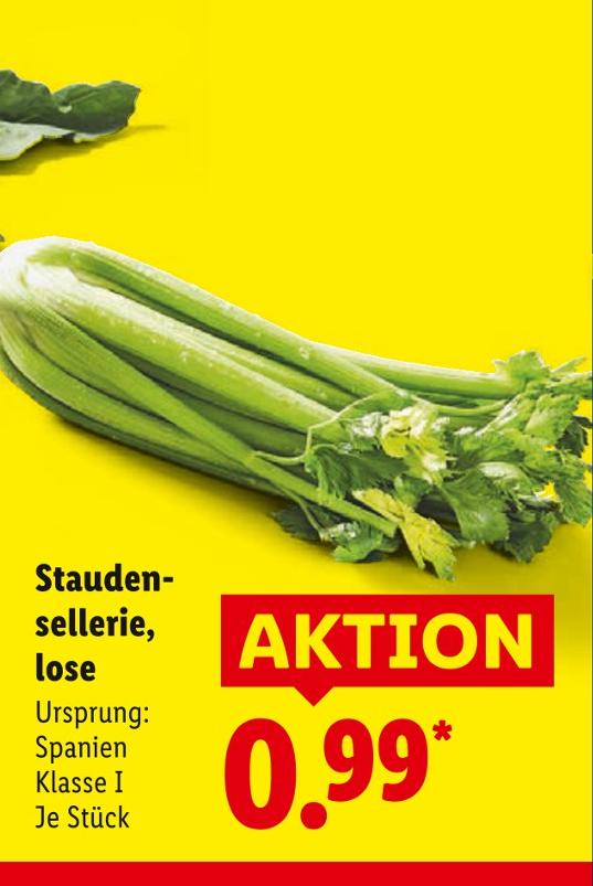 Staudensellerie, lose