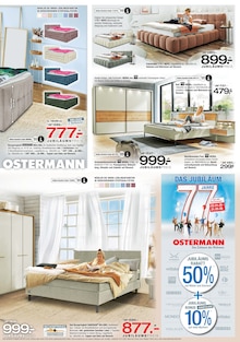 Bett im Ostermann Prospekt "77 Jahre Ostermann – Das Jubiläum" mit 16 Seiten (Köln)